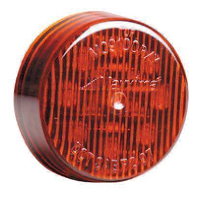 Maxxima 2" Round Led Clearance Marker Red