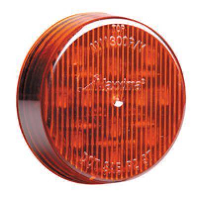 Maxxima 2 1/2" Round Led Clearance Marker Red